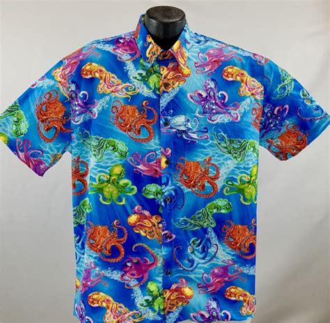 The ideal way to instantly share the aloha! Octopus Hawaiian Aloha Shirt
