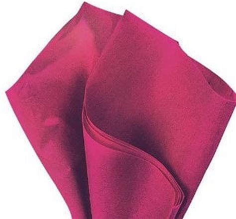 100 Sheets Cranberry T Wrap Pom Pom Tissue Paper 15x20