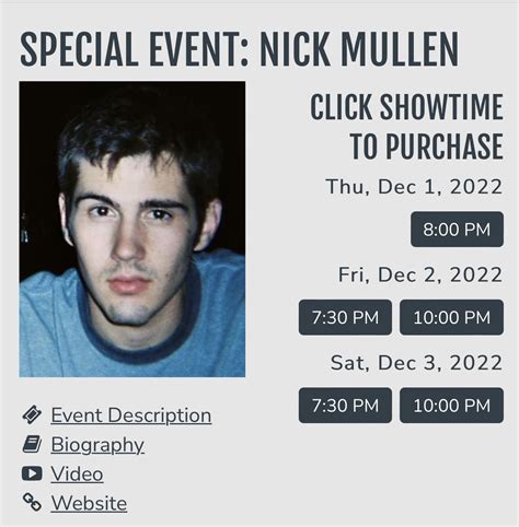 Nick Mullen On Twitter Shows In St Louis At HeliumComedySTL Have