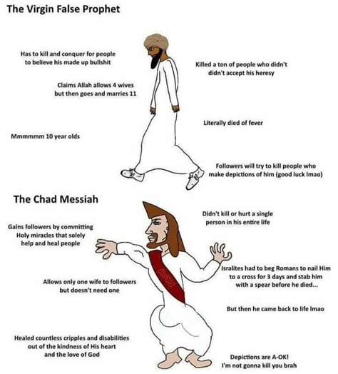 These are the best memes of 2020 so far, with more bound to come. Virgin "Prophet" vs Chad Messiah | Virgin vs. Chad | Know ...