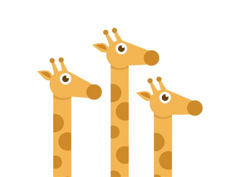 Giraffes By Ignat Plot On Dribbble