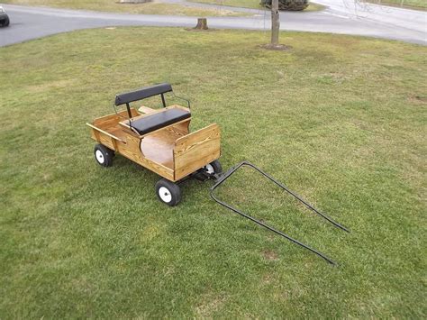 New Amish Handcrafted Custom Made Oak 2 Seater Wagon Pony Donkey Mini
