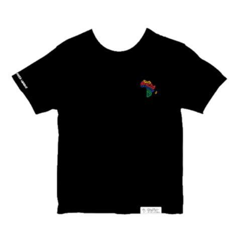 Basketball Africa League Plain T Shirt Black Shesha