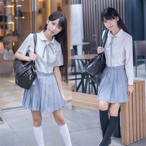 Japanness Jk Short Sleevelong Sets School Uniform Girls Autumn High