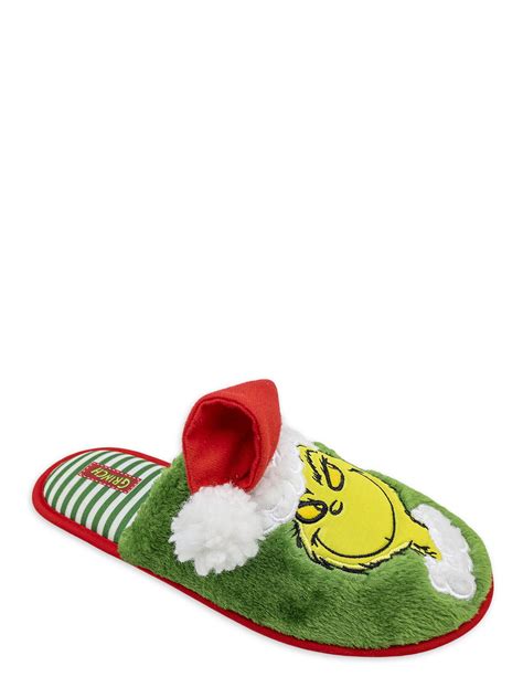 Dr. Seuss Family Grinch Slippers, Sizes Toddler-Adult - Walmart.com