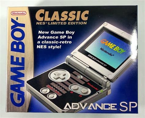 Caixa Game Boy Advance Sp Nes Edition Replica Gbc Sebo Dos Games