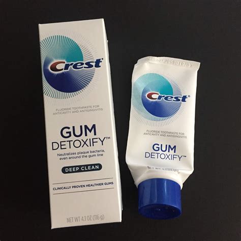 Crest Gum Detoxify Deep Clean And Gum Detoxify Gentle Whitening