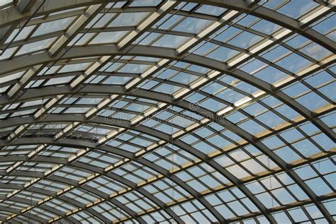 Glass And Steel Roof Structure Stock Photo Image Of Metal Alberta
