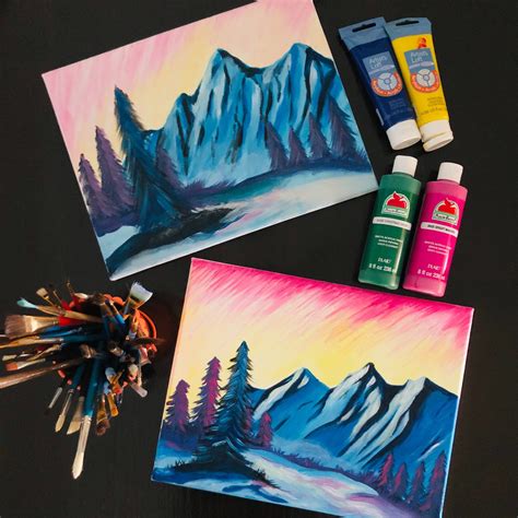 At Home Paint Night Date – Let's Live and Learn