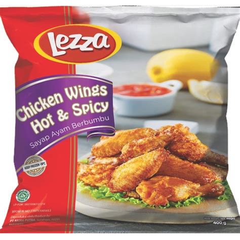 Lezza Chicken Wings Hot And Spicy Shopee Indonesia