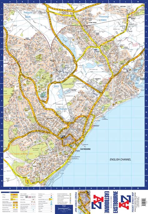 A Z Eastbourne Street Map By Geographers A Z Map Company Avenza Maps