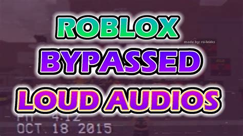 Roblox Bypassed Audio 2020 New Youtube