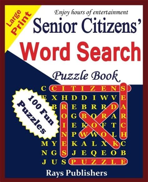 Download Senior Citizens Word Search Puzzle Book Volume 1 By Rays