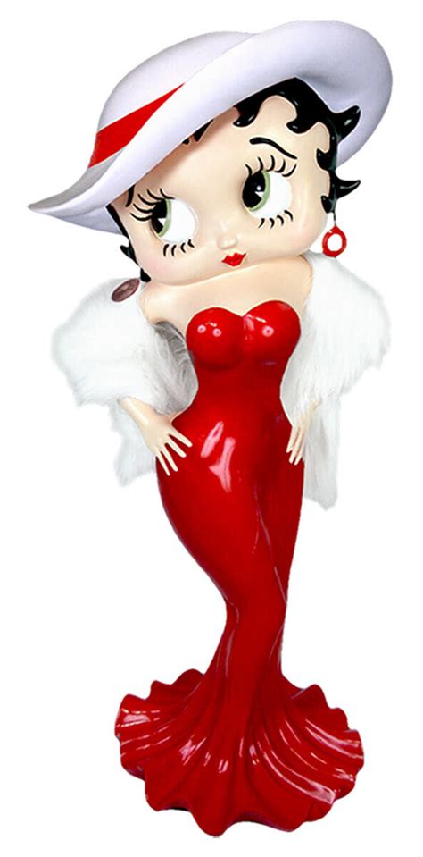 3ft Large Betty Boop Madam Red Glitter Dress Collectable Figurine Ebay