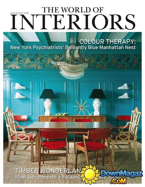 The World Of Interiors August 2013 Download Pdf Magazines