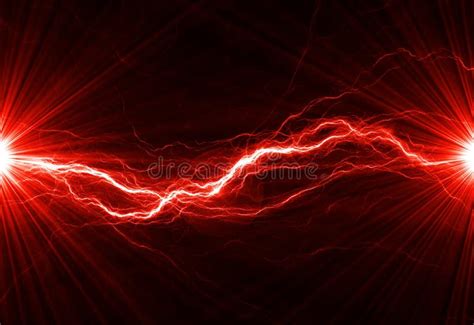 Roter Blitz Stockfoto Bild Von Blitz Auszug Atmosphäre 101105644