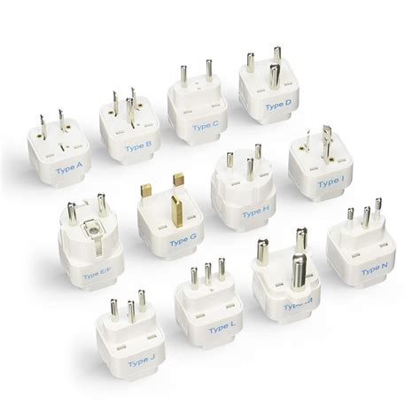 buy ceptics travel adapter with types a m plugs travel plug adapter set compatible with power