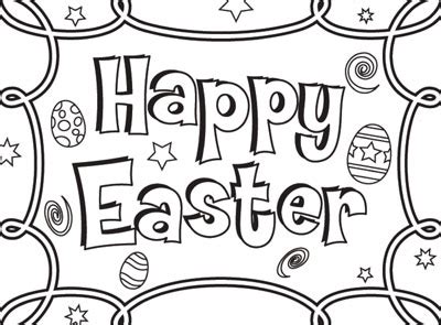 This detailed illustration would be ideal for older children or even adults. Happy Easter Day Eggs Coloring Print Pages Free Printable ...