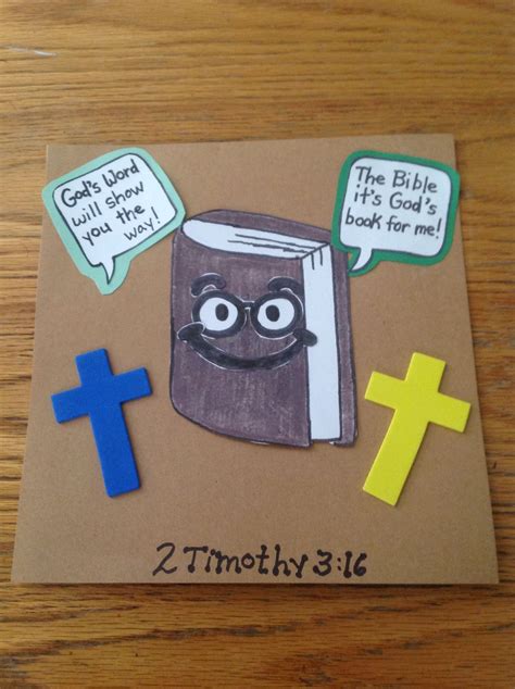 Gods Word Bible Craft For Kids