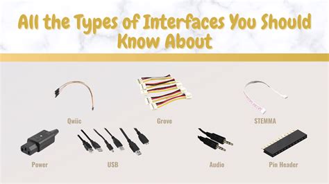 All The Types Of Interfaces Cables And Connectors You Should Know