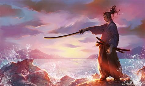 Miyamoto Musashi By Mraiden On Deviantart