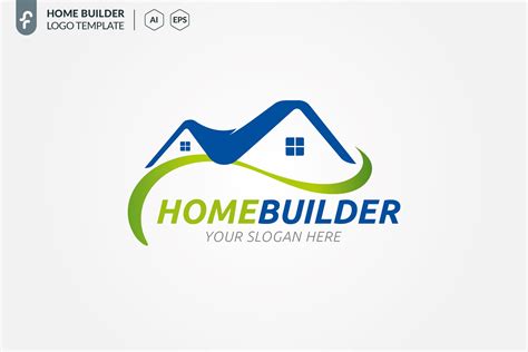Home Builder Logo Creative Logo Templates ~ Creative Market