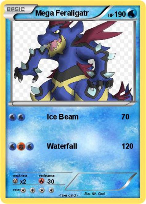 Feraligatr has been featured on 14 different cards since it debuted in the neo genesis expansion of the pokémon trading card game. Pokémon Mega Feraligatr 21 21 - Ice Beam - My Pokemon Card