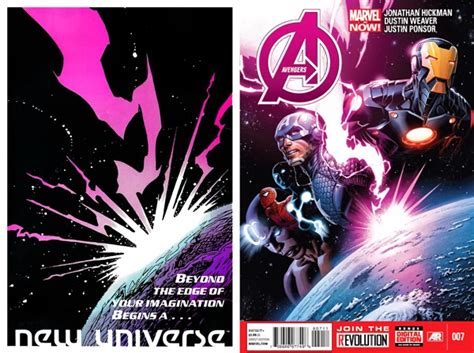 I Love Comic Covers New Universe House Ad Avengers V5 7