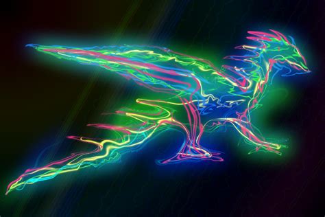 Neon Dragon By Raitoyami On Deviantart