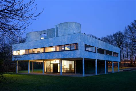 Iconic House Villa Savoye By Le Corbusier Architectural Digest India
