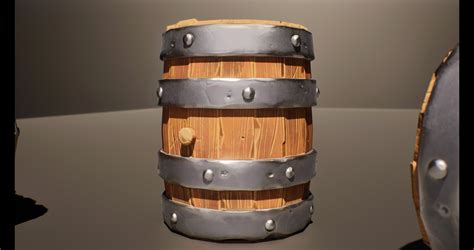 Artstation Stylized Barrels