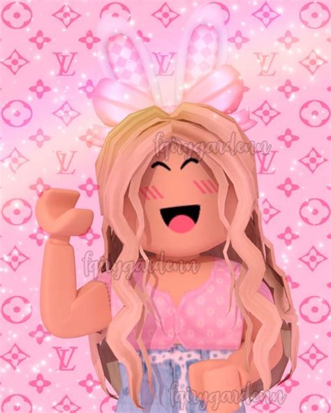 Aesthetic Wallpaper Pink Roblox Aesthetic Roblox Gfx Girl In 2020