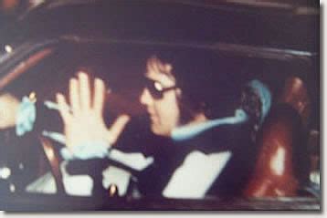 Here's a photo from the opposite side of the graceland driveway. Last Known Photos of Elvis Presley Before His Death ...