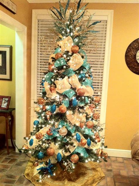 My Tree Christmas Tree Decorations Teal Christmas Tree