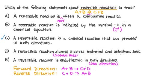 What Is A Reversible Reaction