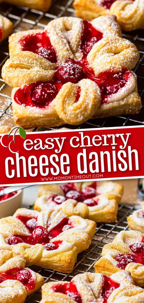 This homemade version looks amazing! Easy Cherry Cheese Danish Recipe - Mom On Timeout