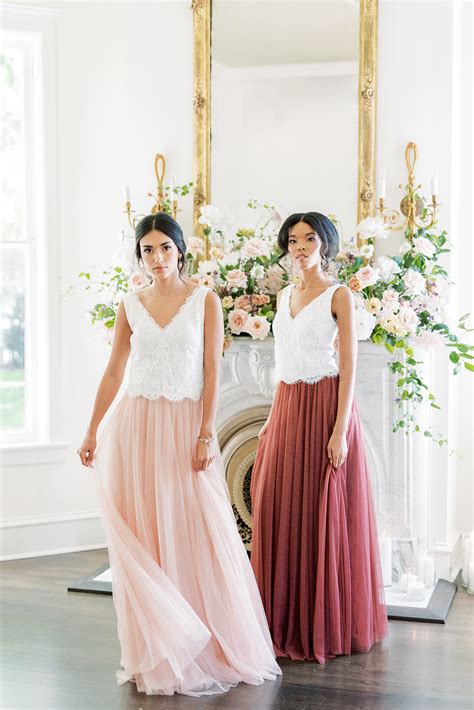 Skylar Skirt In Tulle Bridesmaid Separates Revelry