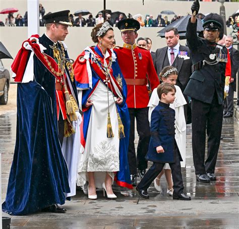 Prince William And Princess Kate Make A Royal Entrance At King Charles