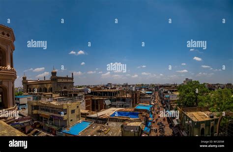 Hyderabad India June 17 2019 Hyderabad Cityscape Panoramic View