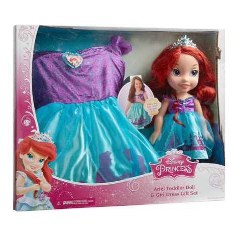 Disney Princess Ariel Toddler Doll With Matching Childs Dress 18