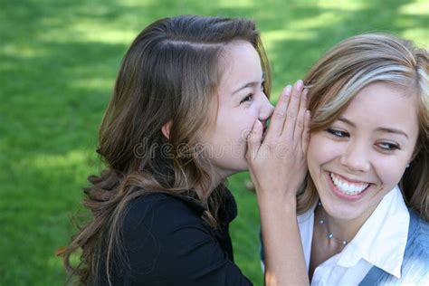 Girls Telling Secrets Stock Image Image Of Sweet Feminine 1726677