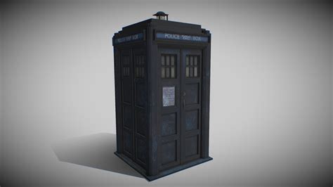 5th Doctors Tardis From Caves Of Androzani Download Free 3d Model