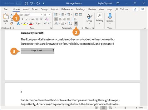 How To Remove Invisible Page Breaks In Word Howtoremo