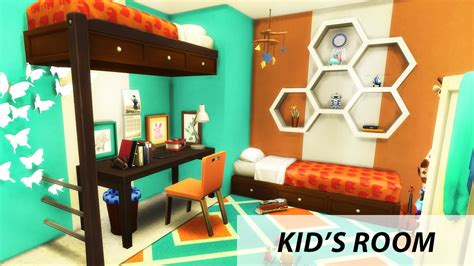 Kids Room The Sims 4 Room Build Bunk Bed Youtube