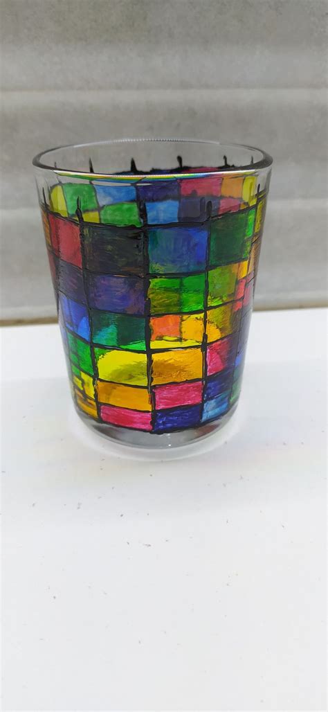My Art 4 Rainbow Colors Tableware Glassware