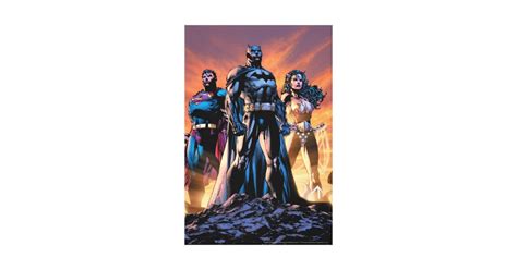 Superman Batman And Wonder Woman Trinity Canvas Print