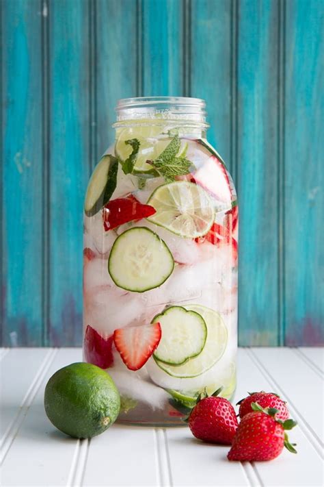 5 Delicious Thirst Quenching Flavored Water Ideas Setting For Four