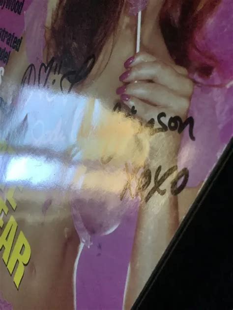SIGNED BY BOTH JODI ANN PATERSON PMOY SHANNON STEWART Playbabe Mag PicClick