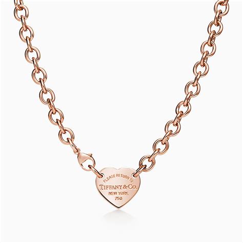 Return To Tiffany™ Rose Gold Necklaces And Pendants Tiffany And Co