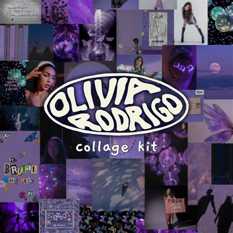Olivia Rodrigo Wall Collage Kit Digital Only Etsy Uk Wall Collage